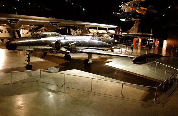 DAYTON, Ohio -- Avro CF-100 Mk IV Canuck in the Cold War Gallery at the National Museum of the United States Air Force. (U.S. Air Force photo)