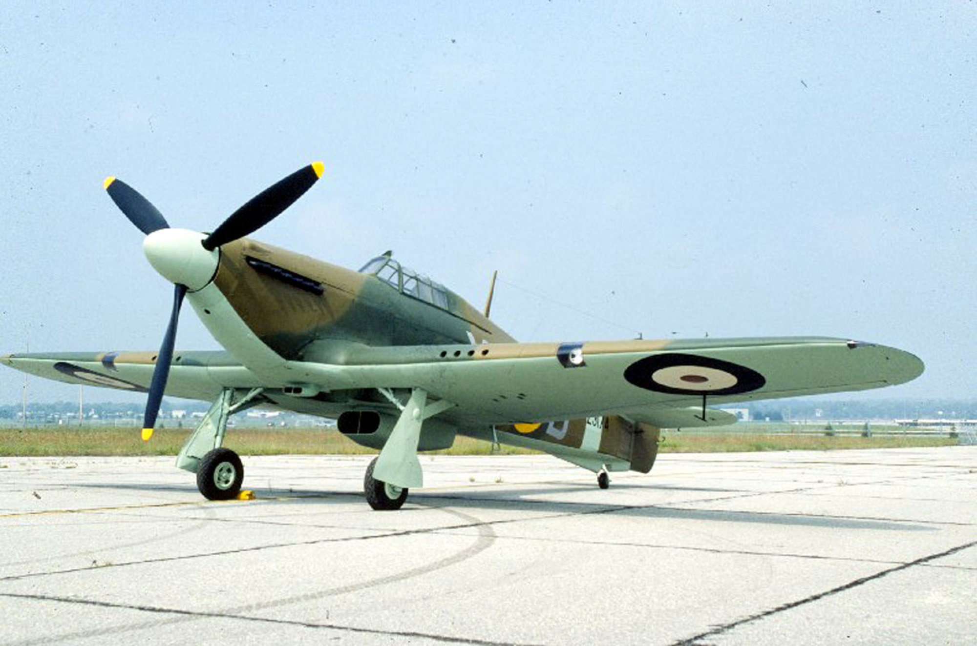 DAYTON, Ohio -- Hawker Hurricane at the National Museum of the United States Air Force. (U.S. Air Force photo)