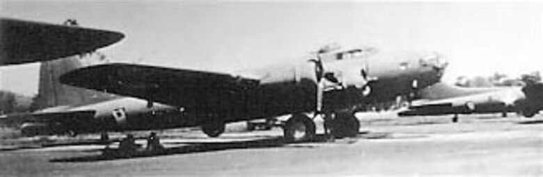 A few of the handful of B-17s in the Southwest Pacific early in the war. (U.S. Air Force photo)