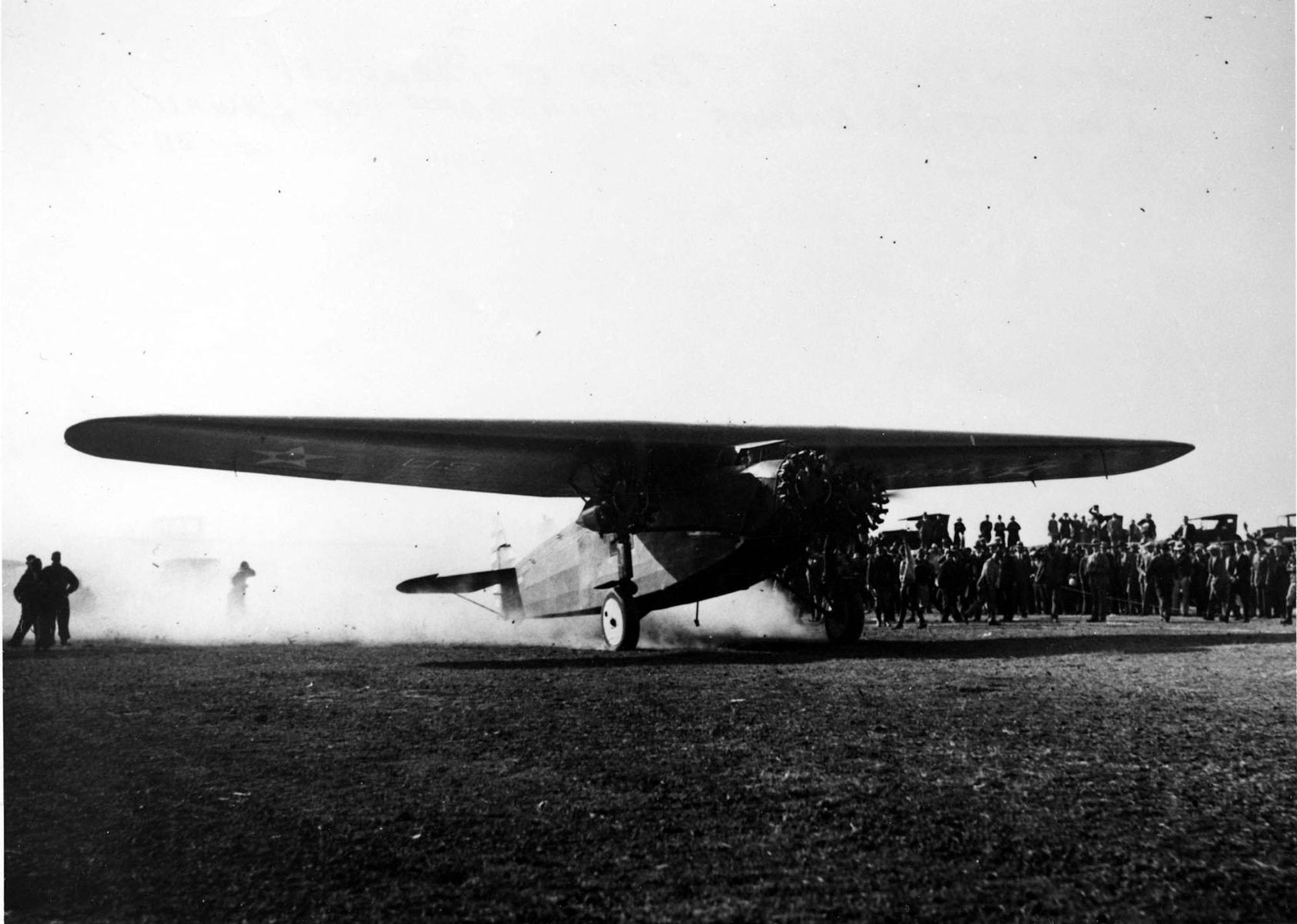 Atlantic-Fokker C-2 "Bird of Paradise" taking off. (U.S. Air Force photo)