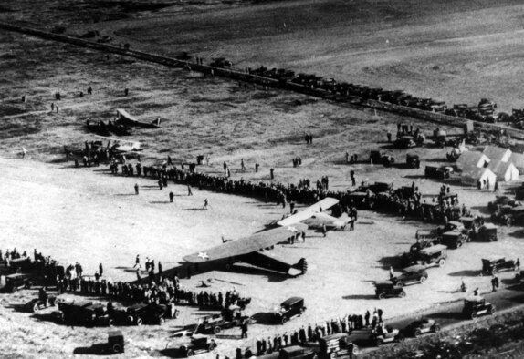 Atlantic-Fokker C-2 "Bird of Paradise" ready for takeoff in Oakland, Calif. (U.S. Air Force photo)