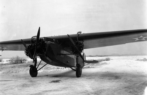 Atlantic-Fokker C-2 "Bird of Paradise" at Teterboro Field, N.J., prior to the start of modifications. (U.S. Air Force photo)