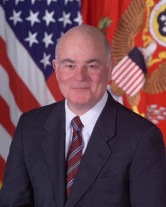 Secretary of the Army Francis J. Harvey. 
