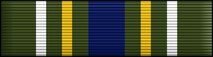 Korean Defense Service Medal, USAF Active Duty, ANG, AFRes personnel for military service in the Republic of Korea (ROK) and surrounding waters after 28 Jul 1954 to a Date to Be Determined by the Secretary of Defense. Air Force Awards and Decorations (enhance color), U.S. Air Force graphic, AFNEWS/PAND.  The JPG image is a stylized version whereas the EPS version is a two-dimensional line art illustration.