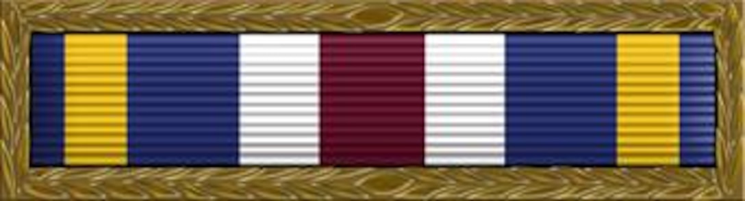 Joint Meritorious Unit Award, awarded to Joint Activities of the Armed Forces of the US which have subsequent to January 23, 1979 distinguished themselves by exceptionally meritorious achievement or service in pursuit of joint military missions of great significance.
Air Force Awards and Decorations (enhance color), U.S. Air Force graphic, AFNEWS/PAND.  The JPG image is a stylized version whereas the EPS version is a two-dimensional line art illustration.
