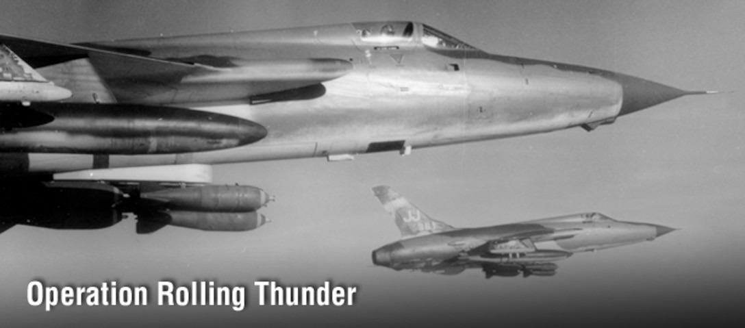 Operation Rolling Thunder, history spotlight graphic, U.S. Air Force graphic