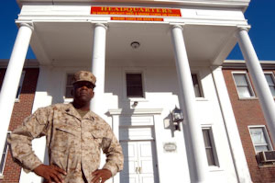 Sgt. Maj. William McKnight Jr., 2nd Marine Aircraft Wing sergeant major, will relinquish his post on April 22, 2005.