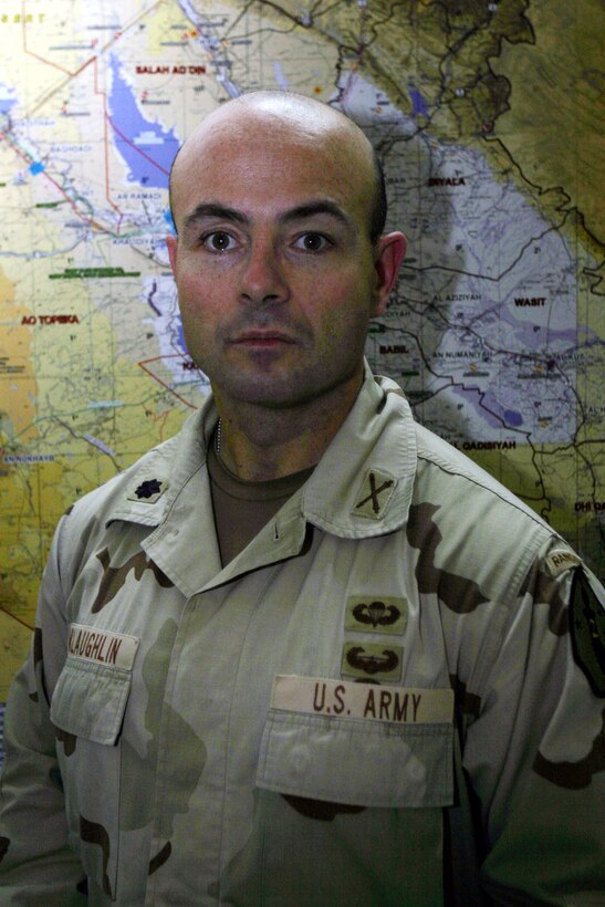 Lieutenant Col. Robert McLaughlin, a Lexington, Mass. native and fire support coordinator for the 2nd Marine Division left for his new duty station in Germany after three years of training and working with the Marines and sailors here.  U.S. Marine Corps photo by Sgt. Stephen D'Alessio (RELEASED)