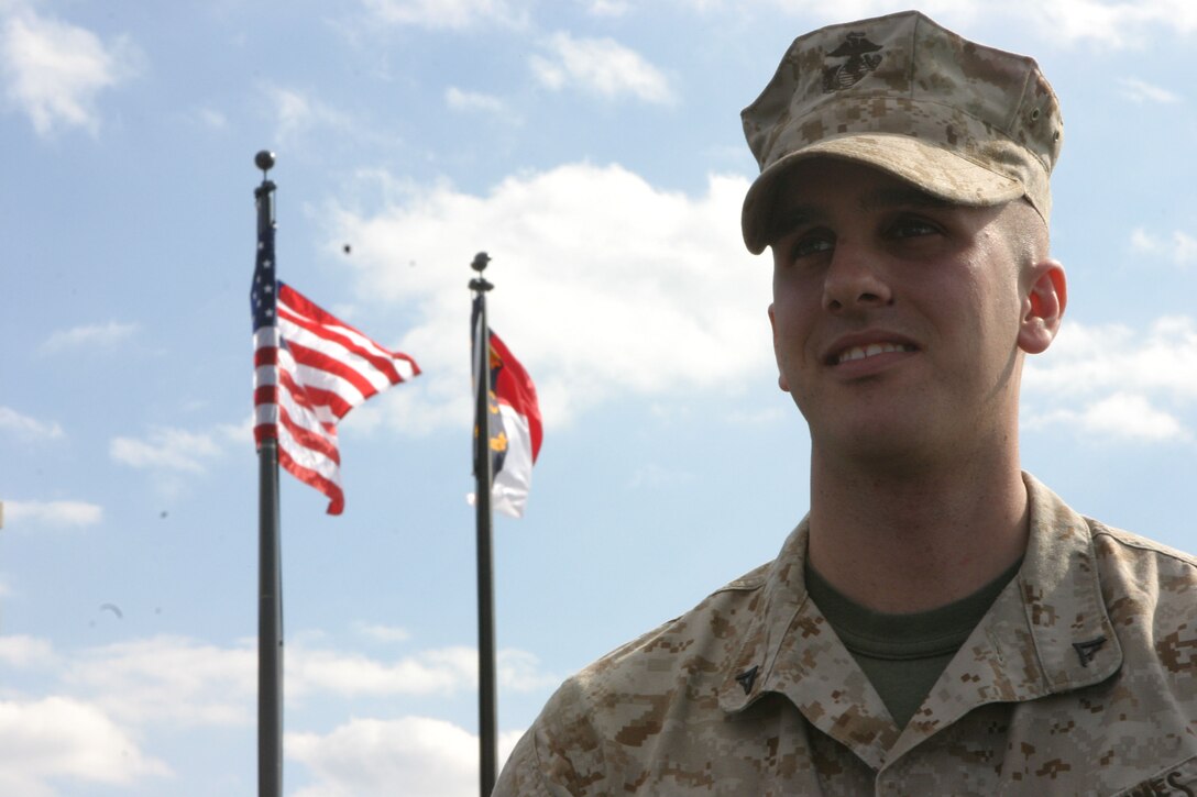 050210-M-4224F-001 MARINE CORPS BASE CAMP LEJEUNE, N.C. (February 10, 2005)- Lance Cpl. Anthony G. Zoccano, a rifleman with 3rd Battalion, 2d Marine Regiment will make his second deployment when he leaves for Iraq. The Buffalo, N.Y., native joined the Marine Corps in February 2003 after graduating from Cardinal-O'hara High School and attending Erie Commmunity College. He decided there was more out there for him and he wanted to fight for his country. U.S. Marine Corps photo by Lance Cpl. Lucian Friel (RELEASED)