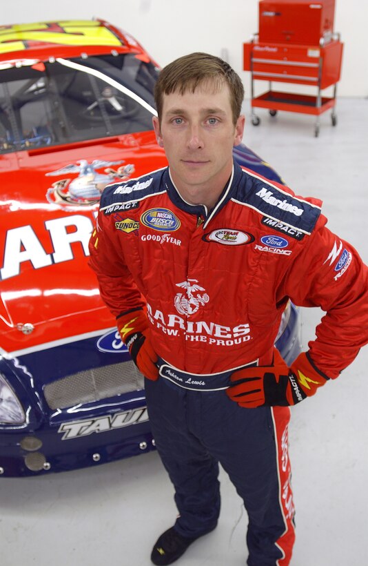 The Marine Corps joined with Team Marines Racing and driver, Ashton Lewis Jr., to produce a public service announcement (PSA) on vehicle safety. The PSA, aimed at Marines, will air this summer at Marine Corps bases and stations around the world in an effort to curb off duty mishaps.