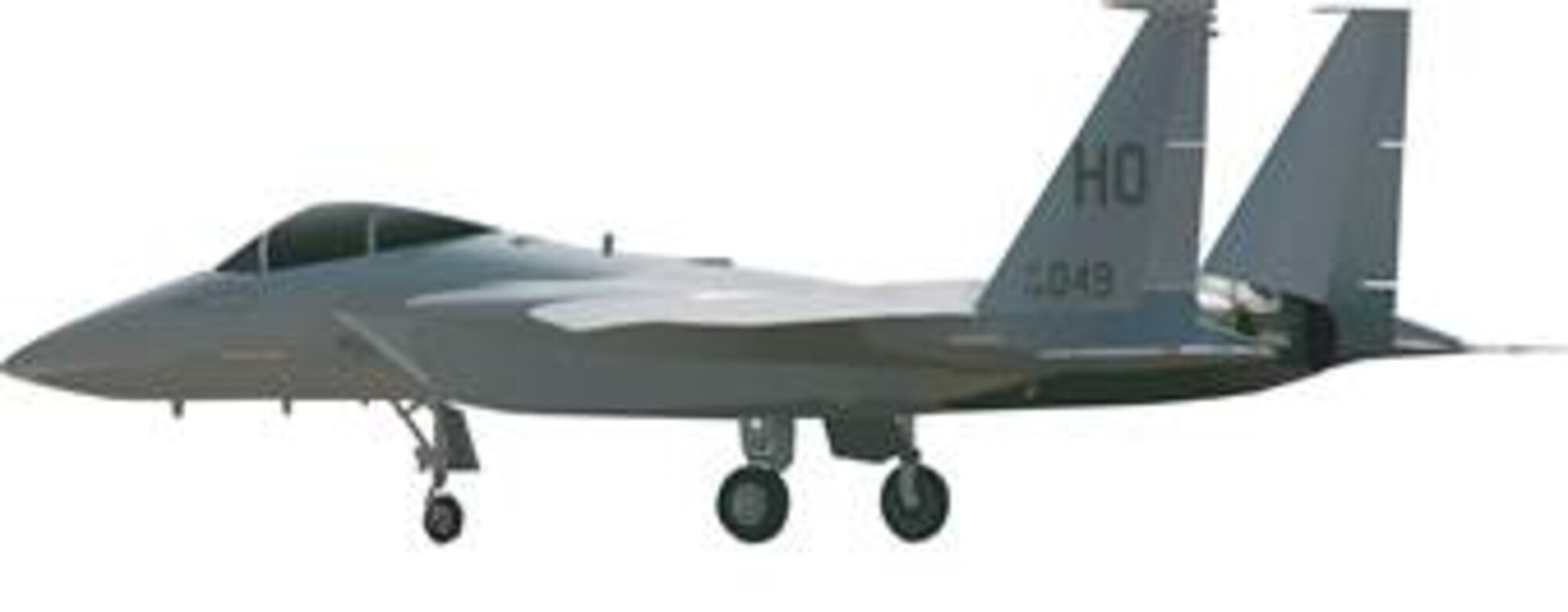 F-15A Eagle is an tactical fighter designed to permit the Air Force to gain and maintain air superiority in aerial combat. (b/w), Graphic by Staff Sgt. Kenneth D. Lustig 
