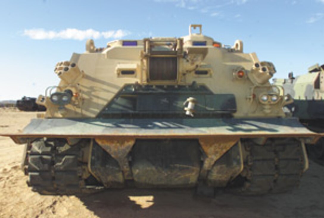 An M88A2 weighs 70 tons fully loaded, and has the capacity to lift 35 tons. It is known as the Corps' tow truck, and has the ability easily tow M1A1 tanks and Light Armored Vehicles.