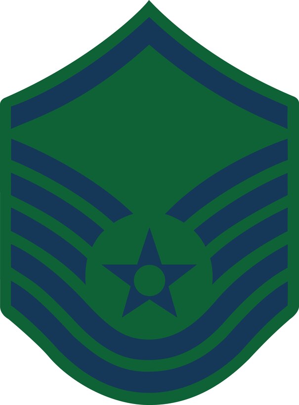 Master Sgt., E-7 (BDU color), U.S. Air Force graphic