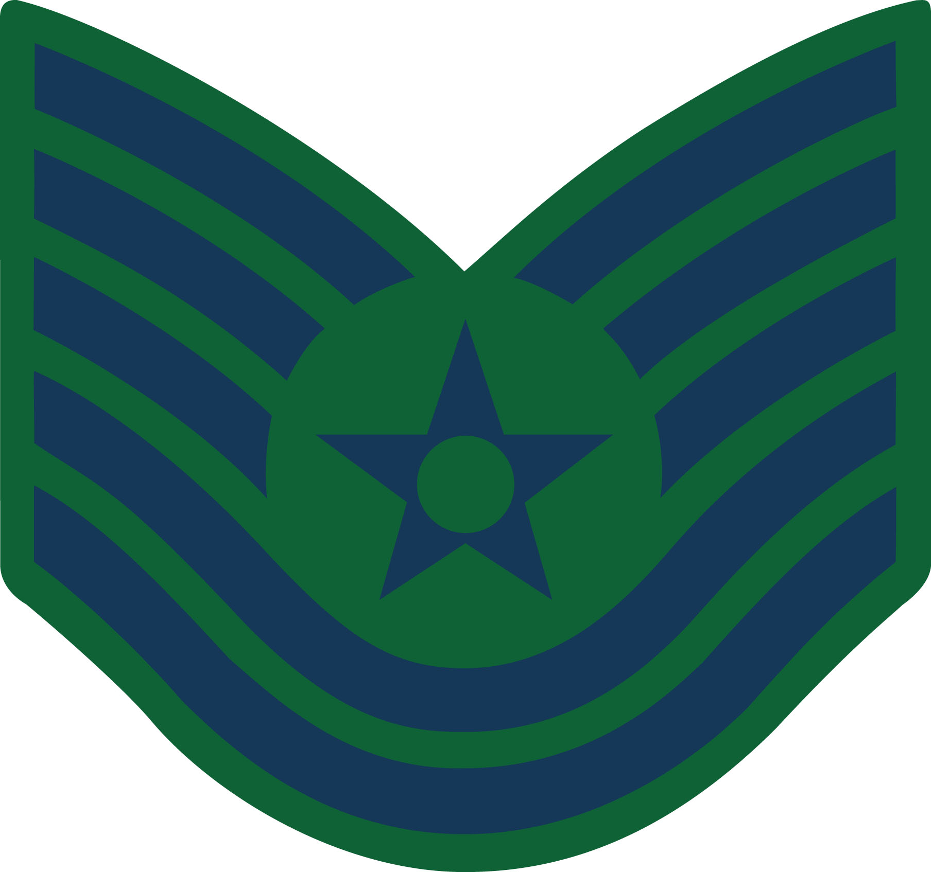 Technical Sergeant, TSgt stripes