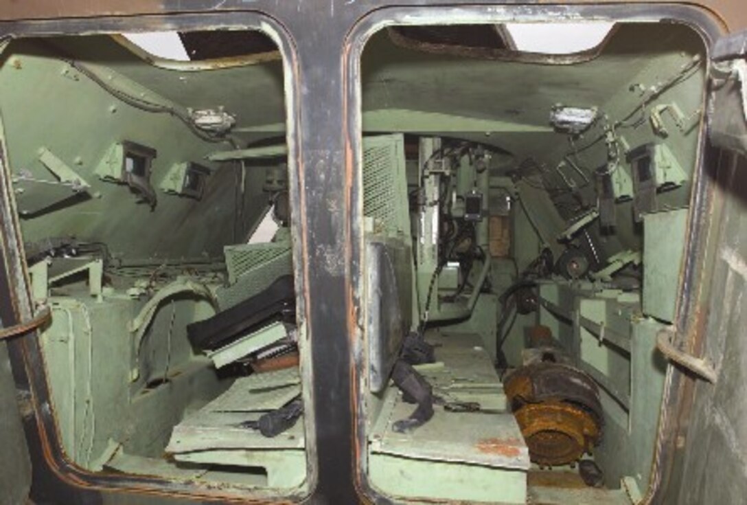 This is a picture of one of the more fortunate LAVs, which was sent to FSD after returning from Iraq.