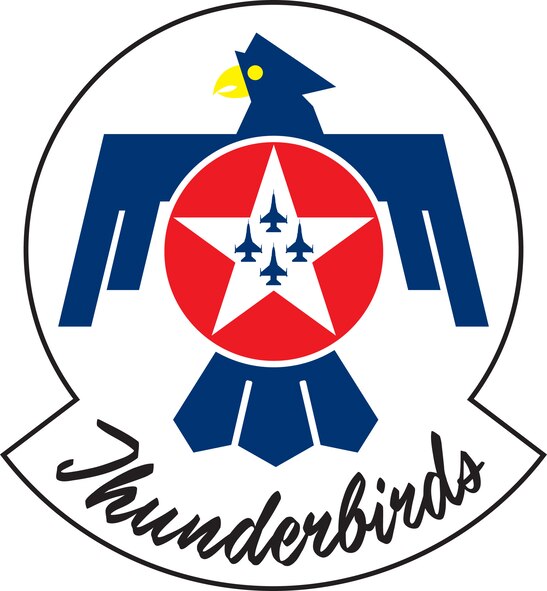 Thunderbird, patch, logo,(color), U.S. Air Force graphic 