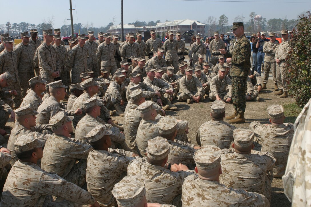 CWO3 Craig A Sisson rechecks flight information for the Marine Air Ground Task Force's return to the United States.  The Marines were in Norway as part of exercise Battle Griffin 2005.