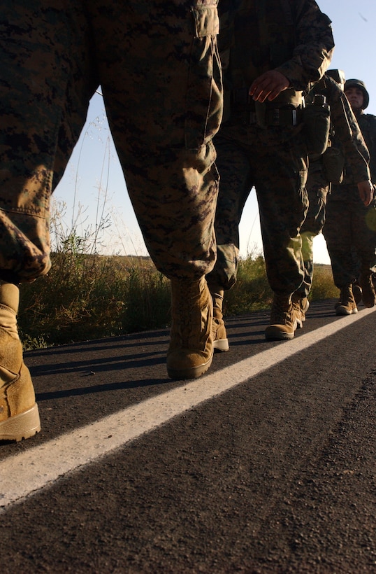 KALSU, Iraq ? Spec. John P. White, Army Sgt. Donnie W. Cooley and Lance Cpl. Russ Bonham pose for a photograph with Dean Cain, famous actor and producer, and Amanda Swisten, a model and actress, in the passenger terminal here before the movie stars left Kalsu after a presentation in the base?s Morale, Welfare and Recreation tent May 13.  White and Cooley, from Rock Hill, S.C., and Columbia, S.C., respectively, are assigned to Task Force 1/151 Aviation Attack Battalion where White is an aviation operations clerk and Cooley is the aviation operations sergeant.  Bonham, an air traffic controller originally from Statesboro, Ga., is assigned to Marine Air Control Squadron 2.