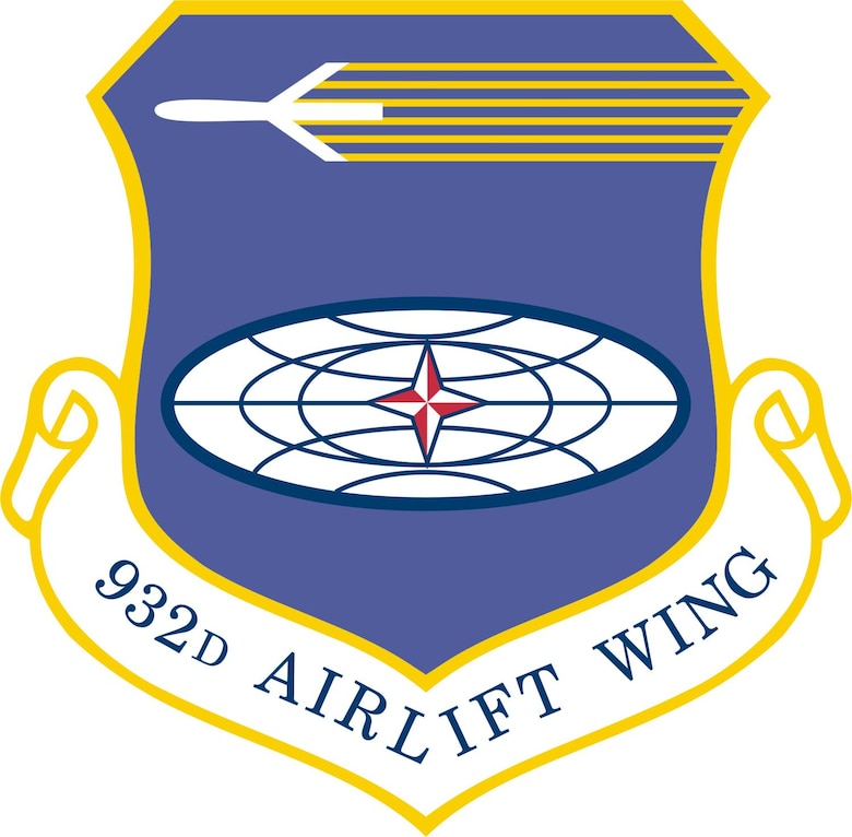 932nd Airlift Wing unit shield