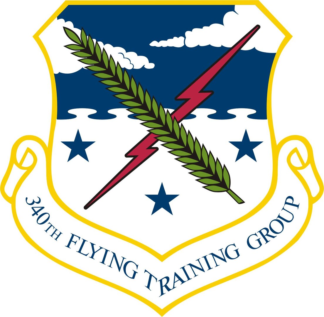 340th Flying Training Group unit shield