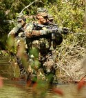 Capt. Don Garrett, 10th Combat Weather Squadron, leads a special operations weather team during training near Hurlburt Field, Fla. Special operations meteorologists provide weather information to operators from thoughout the U.S. Special Operations Command. 