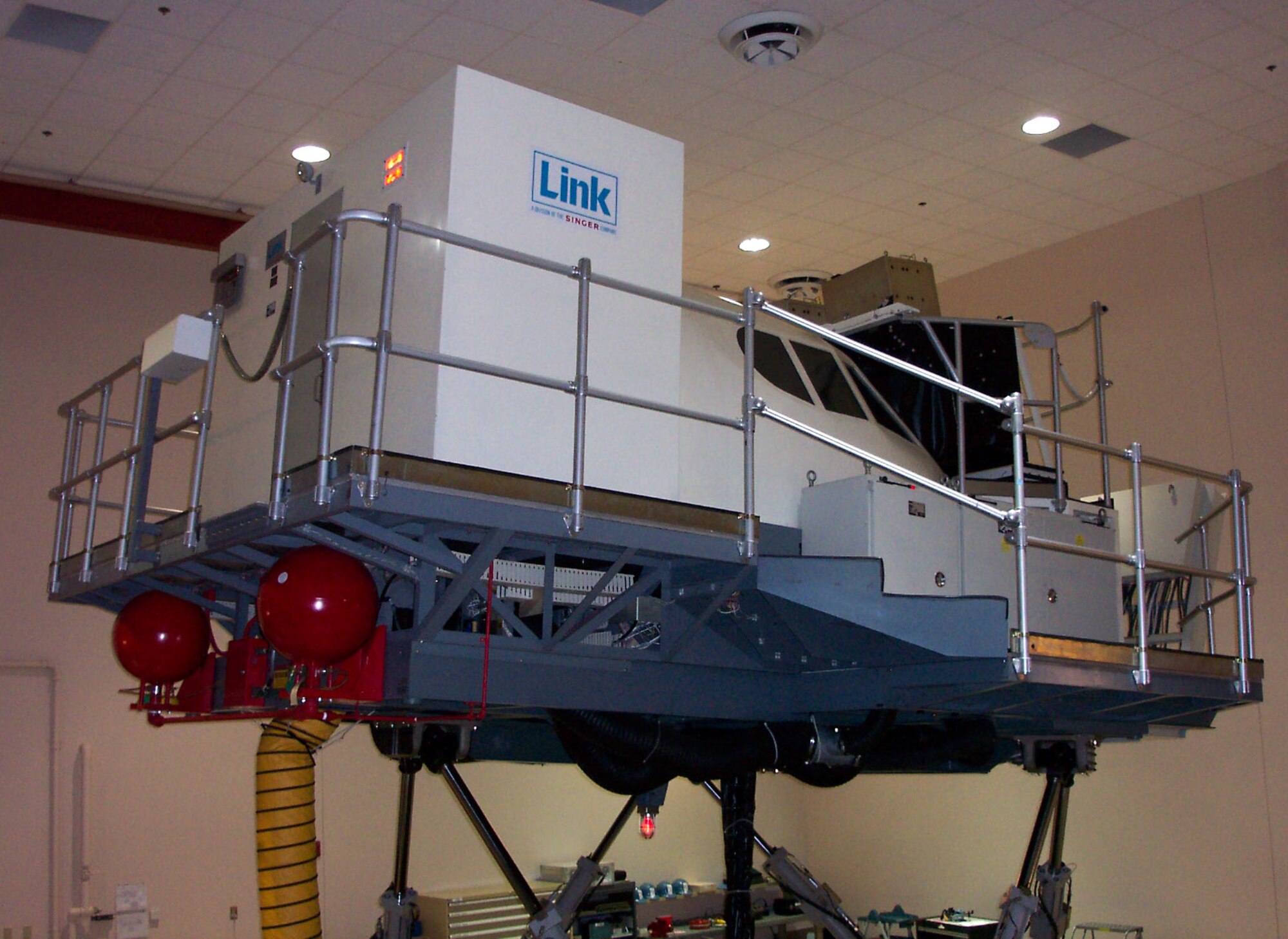 BARKSDALE AIR FORCE BASE, La. (AFPN) -- The weapons system trainer is the simulator used during Air Warrior II exercises allowing 11th Bomb Squadron students to connect via network to the action near Fort Polk, La. The B-52 Stratofortress trainer, acquired in 1995 from Castle Air Force Base, Calif., is one of two available for Airmen to use to strengthen their flying abilities. (U.S. Air Force photo by Rick Massey)