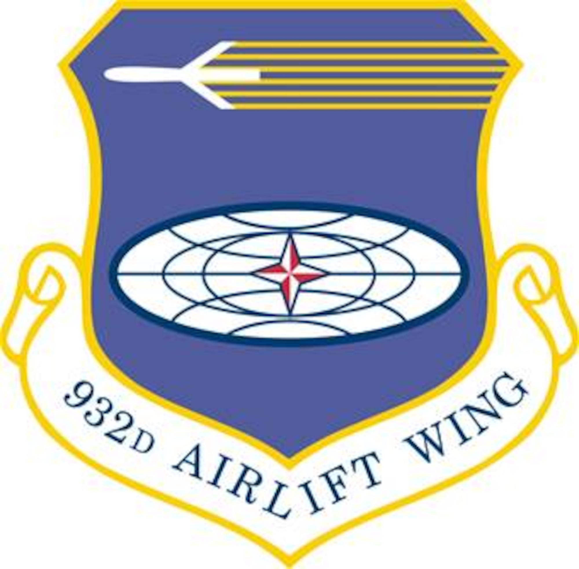 932nd Airlift Wing unit shield