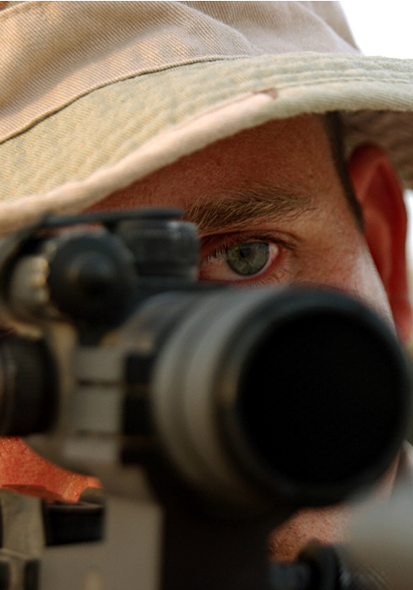 SOUTHWEST ASIA (AFPN) -- Staff Sgt. Kyle Wagner represents one of this base's multiple layers of security. Sergeant Wagner is a 379th Expeditionary Security Forces Squadron team leader. (U.S. Air Force photo By Tech. Sgt. Sarah R. Webb)