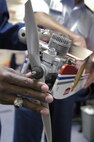 U.S. AIR FORCE ACADEMY, Colo. -- A prototype hydrogen generator can produce 400 watt-hours of electricity when coupled to a fuel cell. That amount of electricity could power a notebook computer for more than 24 hours. (U.S. Air Force photo)