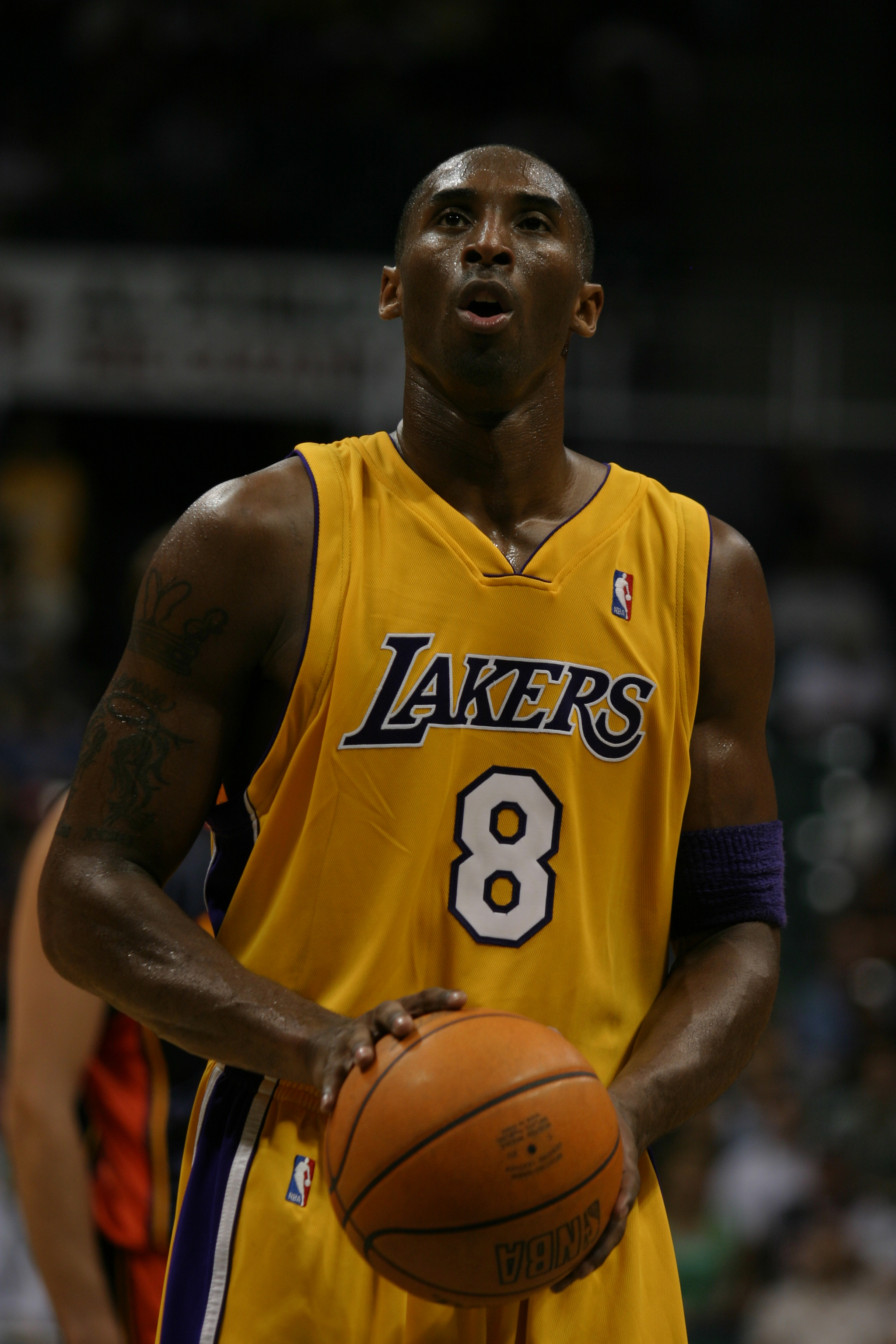 Kobe bryant shooting free throws store
