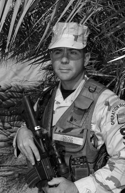 050712-F-0000A-001  Master Sgt. Scott Davis, an individual mobilization augmentee from Dyess Air Force Base, Texas, deployed to Iraq, can now manage his career through the Air Reserve Personnel Centers Virtual Personnel Center for the Guard and Reserve. (Courtesy Photo)

                               