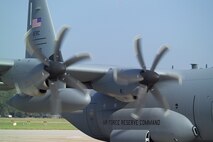 An Air Force Reserve Command WC-130J from the 403rd Wing at Keesler Air Force Base, Miss., taxis out to hunt another hurricane. The 53rd Weather Reconnaissance Squadron's "Hurricane Hunters" are the only Department of Defense unit with the designated mission of flying into hurricanes to gather critical data for the National Weather Service.