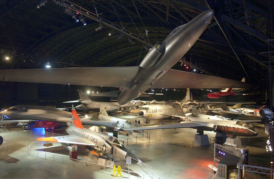 DAYTON, Ohio -- The National Museum of the United States Air Force has a wide variety of aircraft and equipment on display. The newest addition to the museum is the "Wild Weasel" exhibit which contains an F-105G "Thunderchief," an SA-2 surface-to-air missile and launcher, and a variety of other Vietnam War memorabilia such as maps, flight gear, helmets, patches and photos of the Wild Weasels. The museum is located at Wright-Patterson Air Force Base, Ohio. (U.S. Air Force photo by Tech. Sgt. Tracy L. DeMarco)