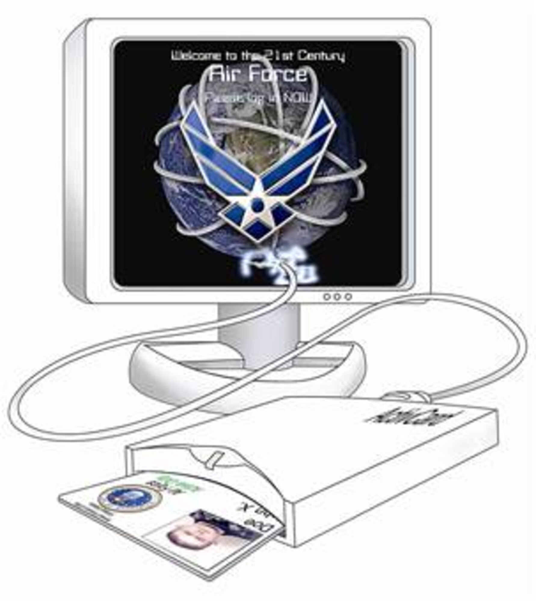 The 347th Communications Squadron began enabling Smart Card Logon on Moody computers Feb.15 and will continue until June due to a Department of Defense mandate. (Graphic by Staff Sgt. Nicholas Hall)
