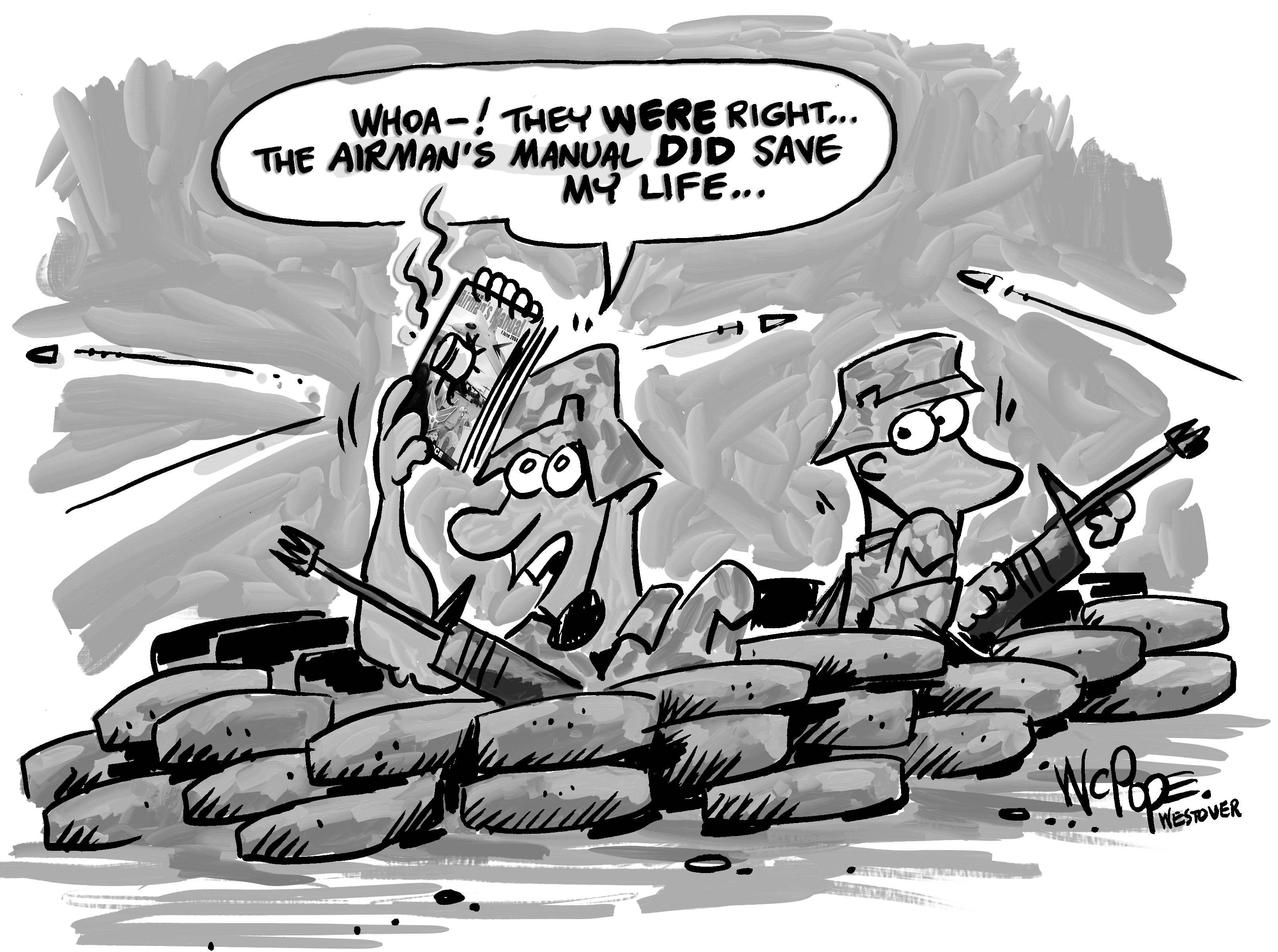 Airman's Manual Cartoon