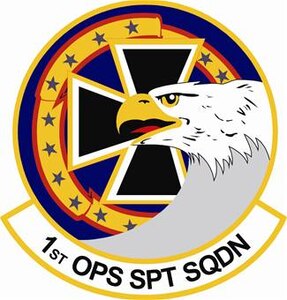 1st Operations Support Squadron shield (color) provided by 1st FW Public Affairs office.