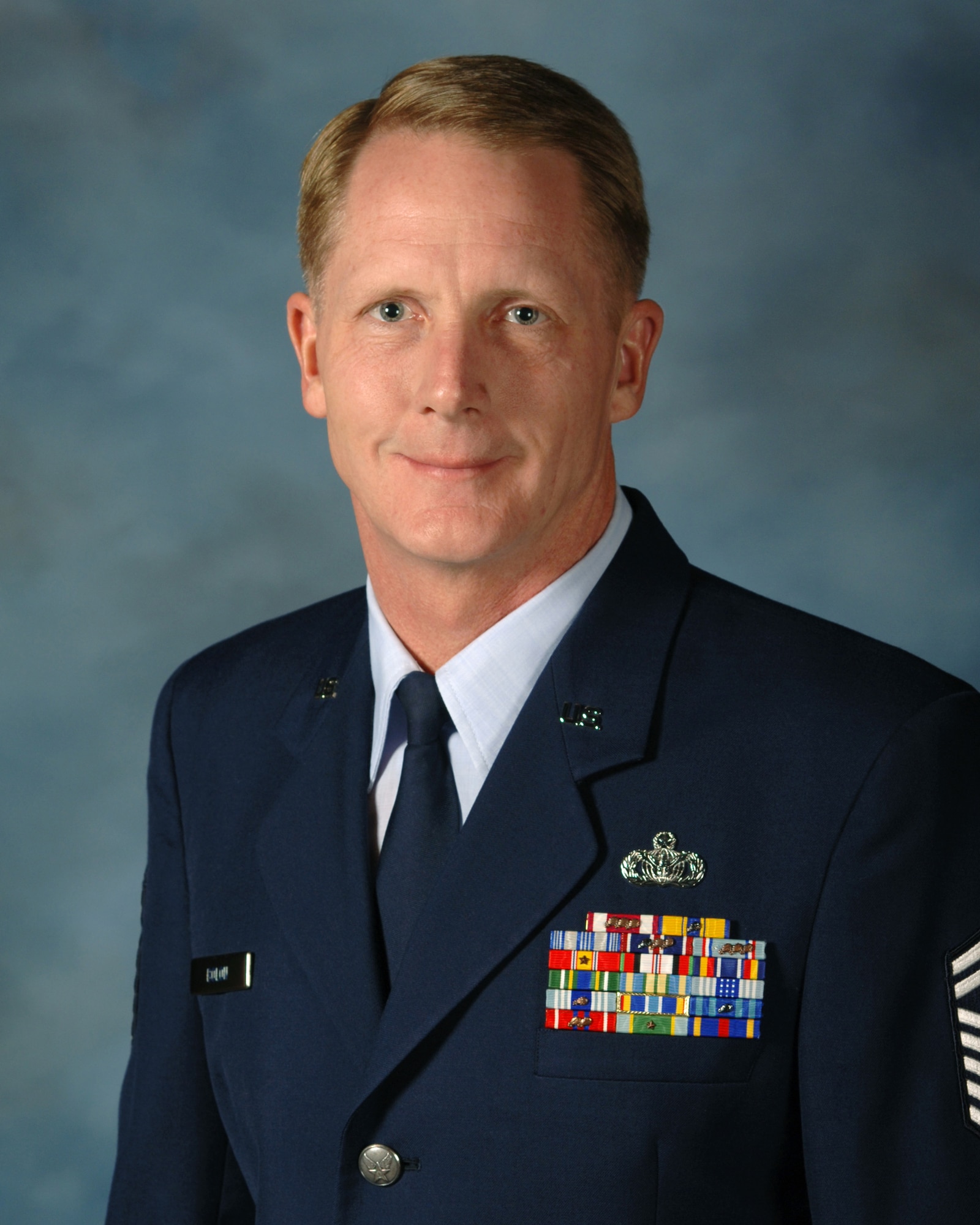 Senior Master Sgt. Timothy A. Bolon, 28th Civil Engineer Squadron, Ellsworth AFB, S.D., is the Outstanding first sergeant of the Year for 2005.