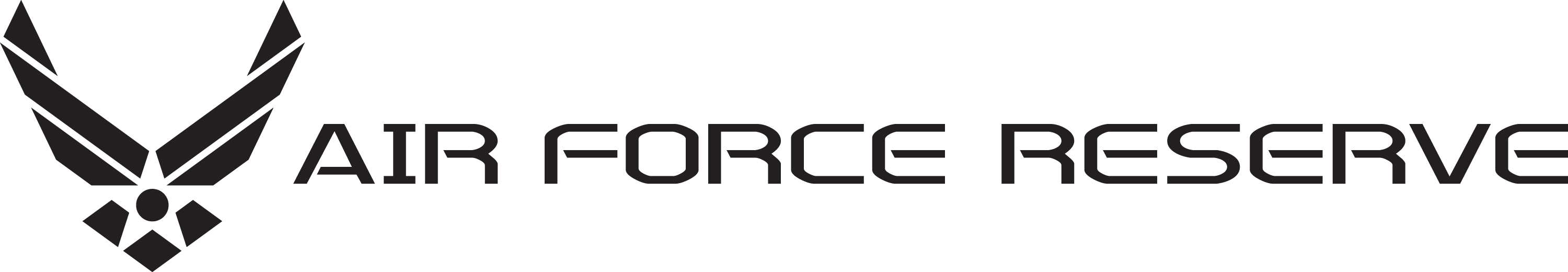 Air Force Reserve Logo, Black