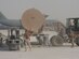 Members of the 30th Aerial Port Squadron (deployed), prepare cargo for shipment in Southwest Asia during their two year long recall to active duty.  (U.S. Air Force Photo)                               