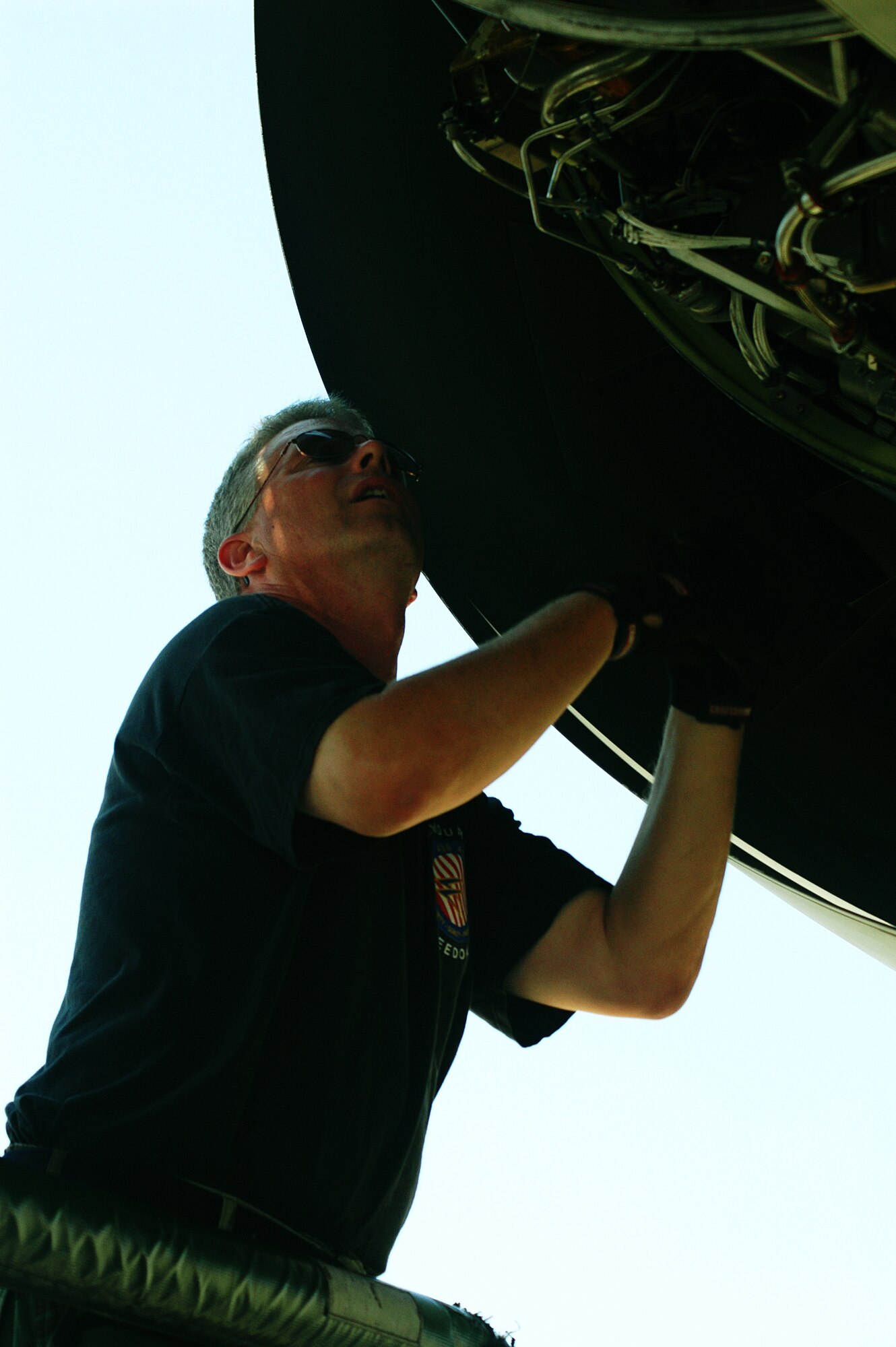 Westover maintainers are trained on the inner workings of the massive engines aboard the C-5 Galaxy.