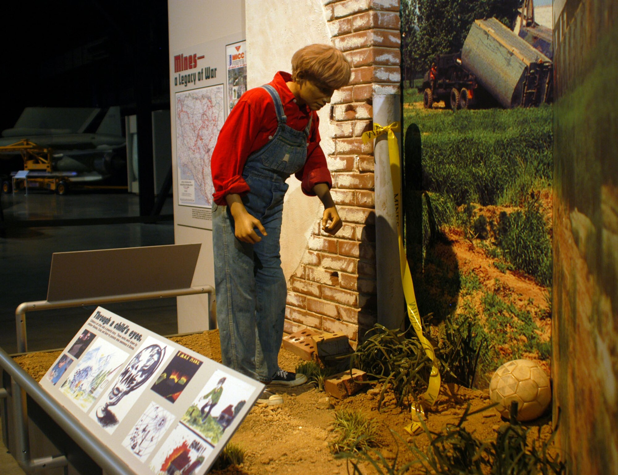 DAYTON, Ohio - Mines: A Legacy of War exhibit in the Cold War Gallery at the National Museum of the U.S. Air Force. (U.S. Air Force photo) 