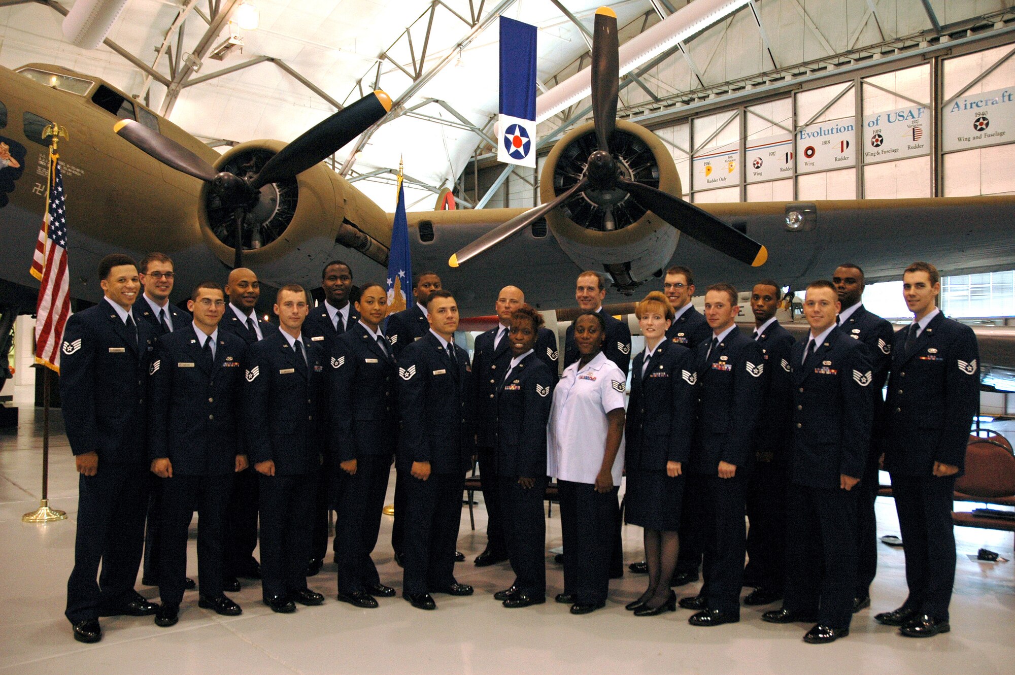 Twenty new staff sergeants were recognized Aug. 4 at the 512th Airlift Wing NCO Induction Ceremony held in the Air Mobility Command Museum, Dover Air Force Base, Del. The 512th Airlift Wing is an Air Force Reserve Command unit.  
