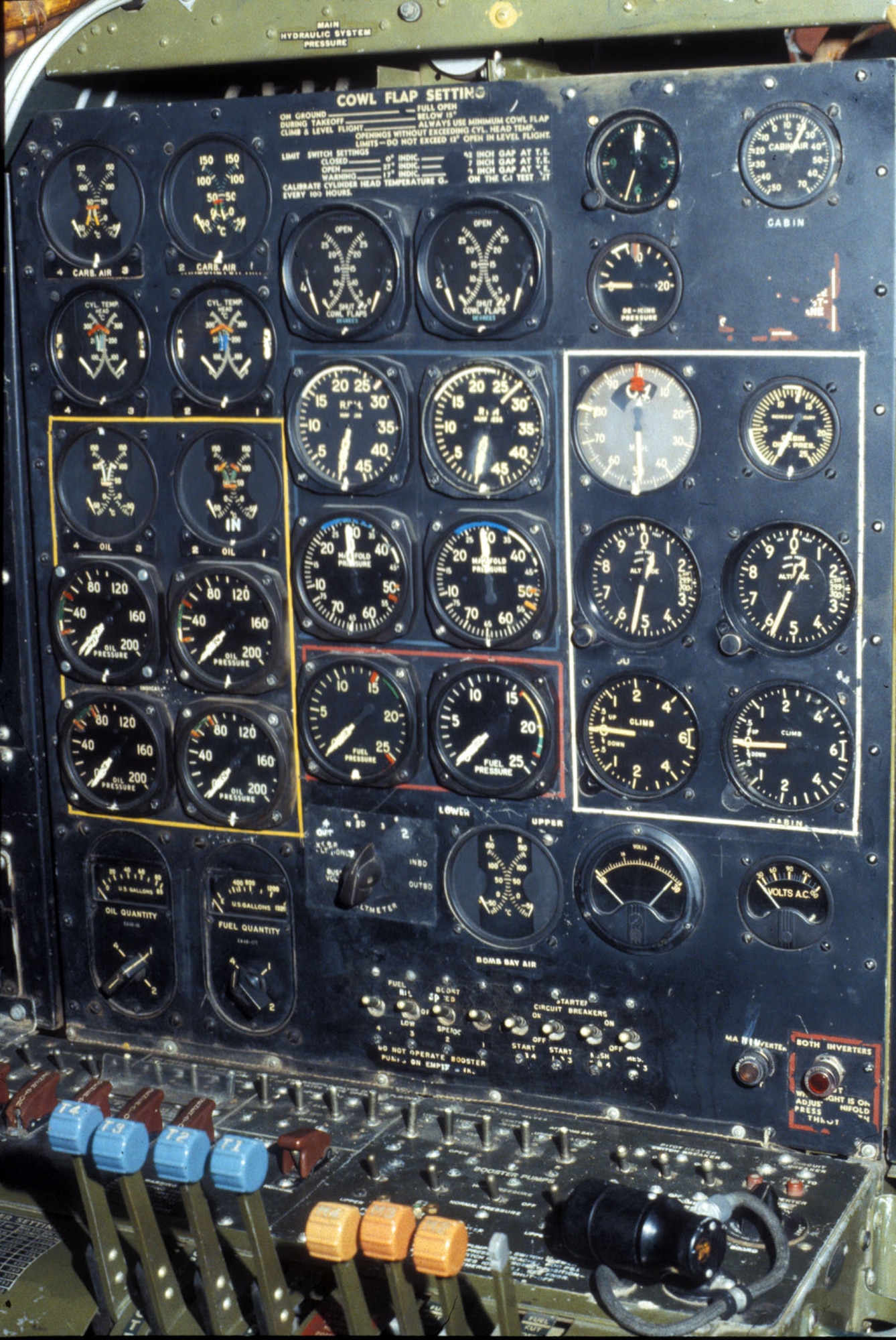 DAYTON, Ohio - Boeing B-29 "Bockscar" cockpit at the National Museum of the U.S. Air Force. (U.S. Air Force photo)