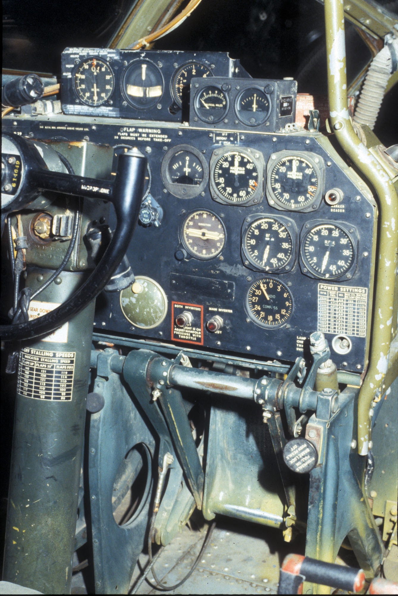 DAYTON, Ohio - Boeing B-29 "Bockscar" cockpit at the National Museum of the U.S. Air Force. (U.S. Air Force photo)