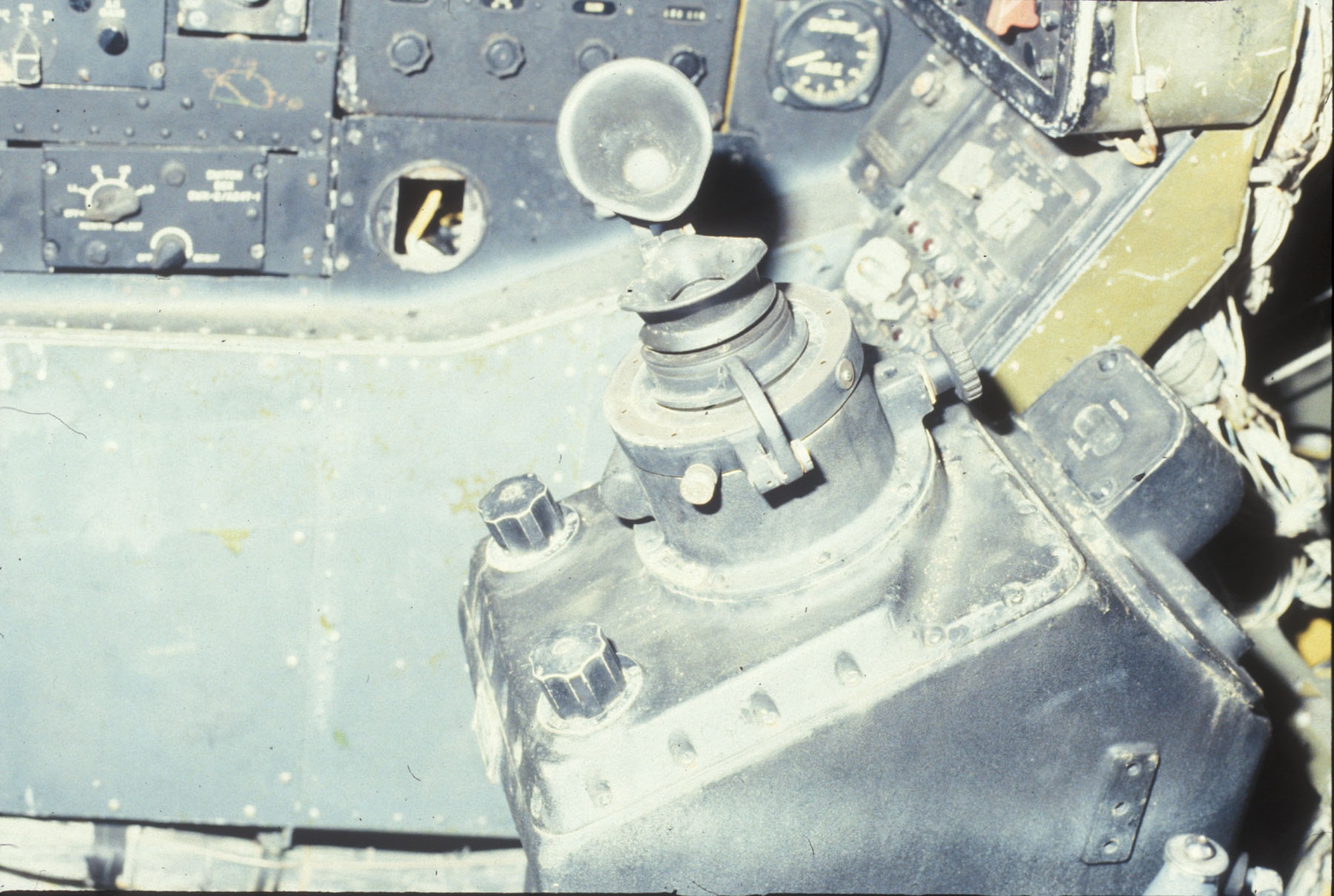DAYTON, Ohio - Boeing B-52D Stratofortress cockpit at the National Museum of the U.S. Air Force. (U.S. Air Force photo)
