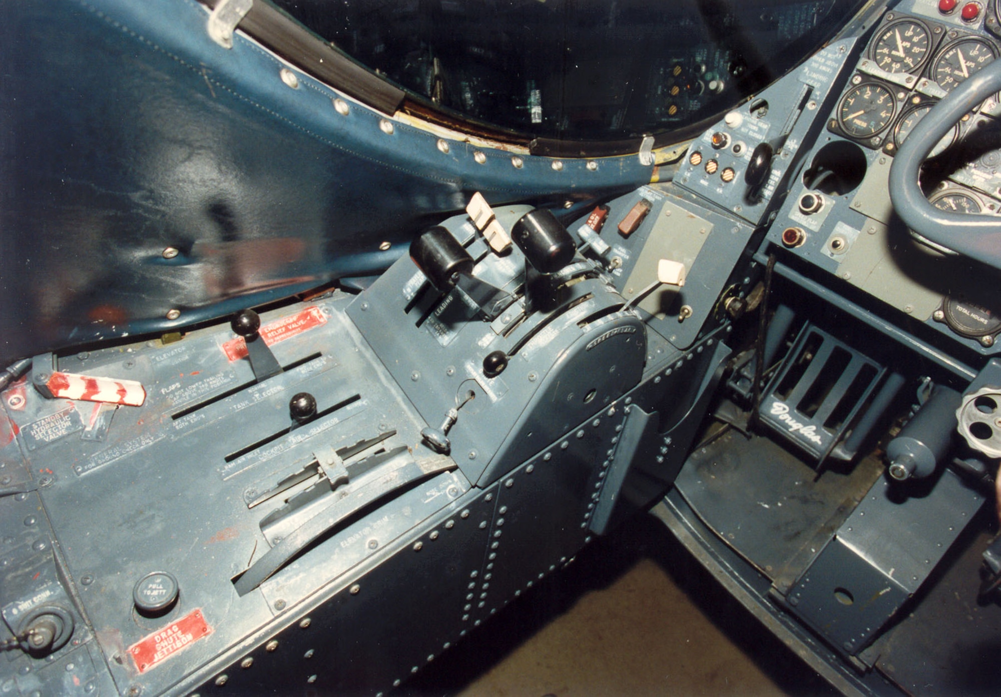 DAYTON, Ohio -- Douglas X-3 cockpit at the National Museum of the United States Air Force. (U.S. Air Force photo)