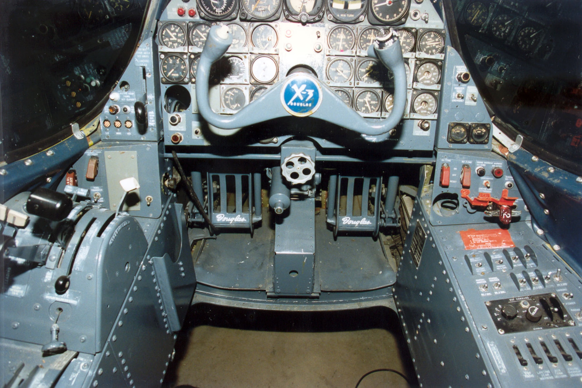 DAYTON, Ohio -- Douglas X-3 cockpit at the National Museum of the United States Air Force. (U.S. Air Force photo)