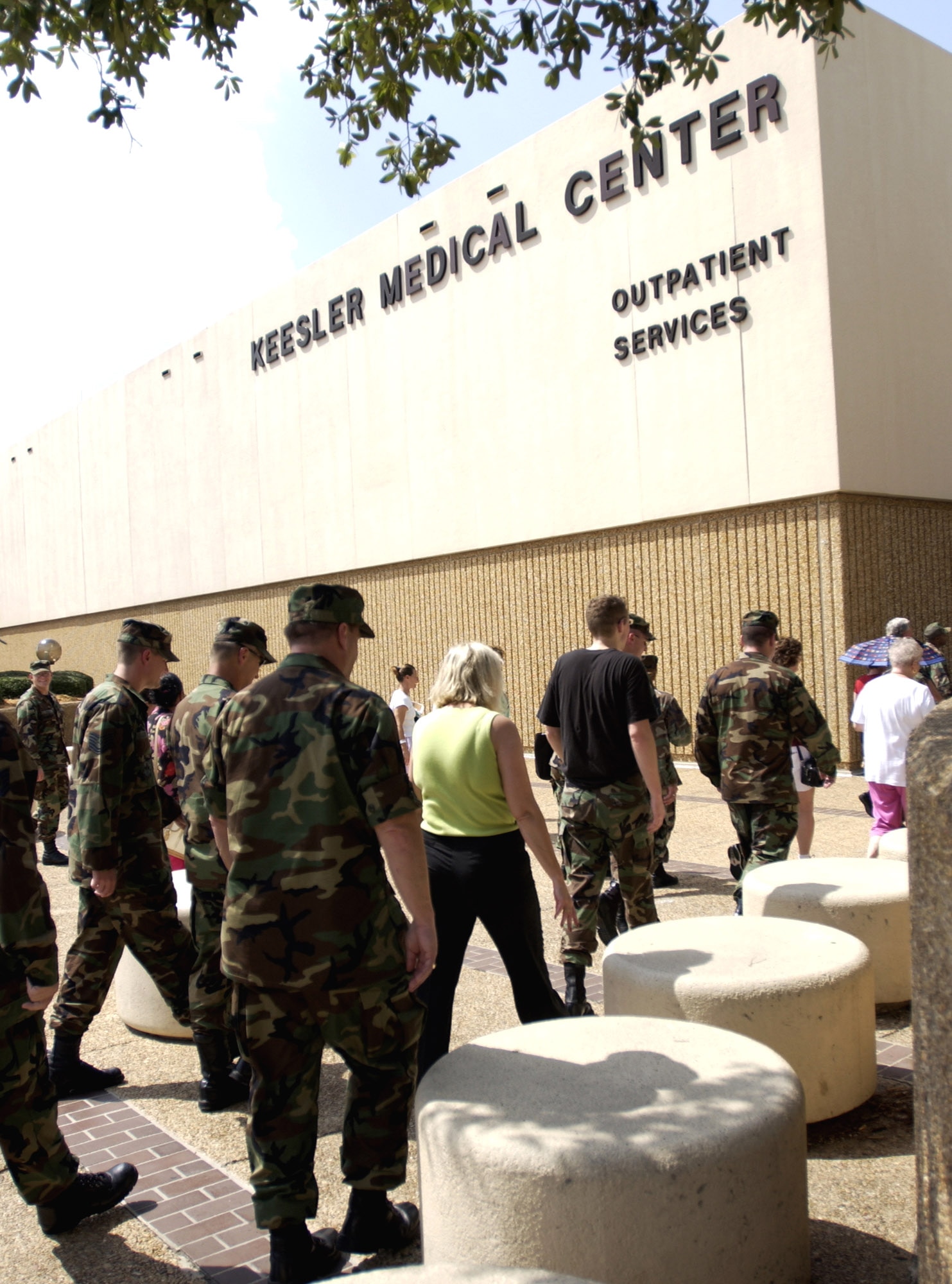 The Keesler Air Force Base, Miss., medical center re-opened Aug. 29, one year after Hurricane Katrina devastated the facility. (U.S. Air Force photo/Tech. Sgt. Cecilio Ricardo Jr.)
