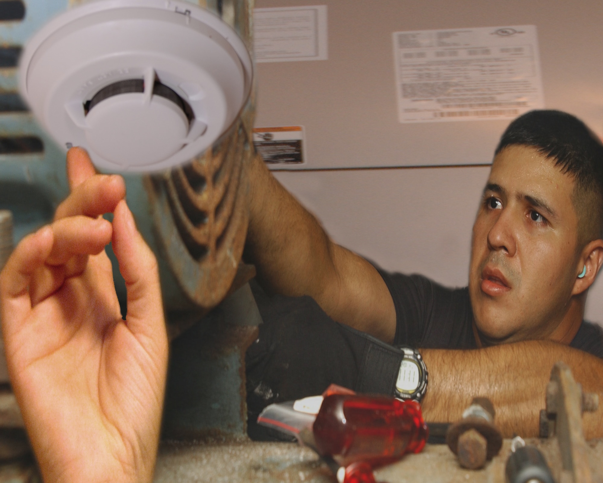 One of the biggest dangers in a home is the heating system's potential to release of carbon monoxide poisoning. Having working CO detectors in the home is as important as having working smoke alarms. (U.S. Air Force illustration)