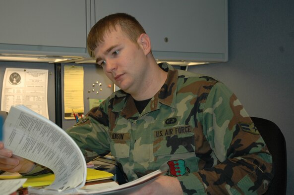 Airman 1st Class Derdk Henson, 28th Contracting Squadron contract administrator.